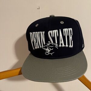 Penn State Homefield brand Navy and Gray Snapback Hat